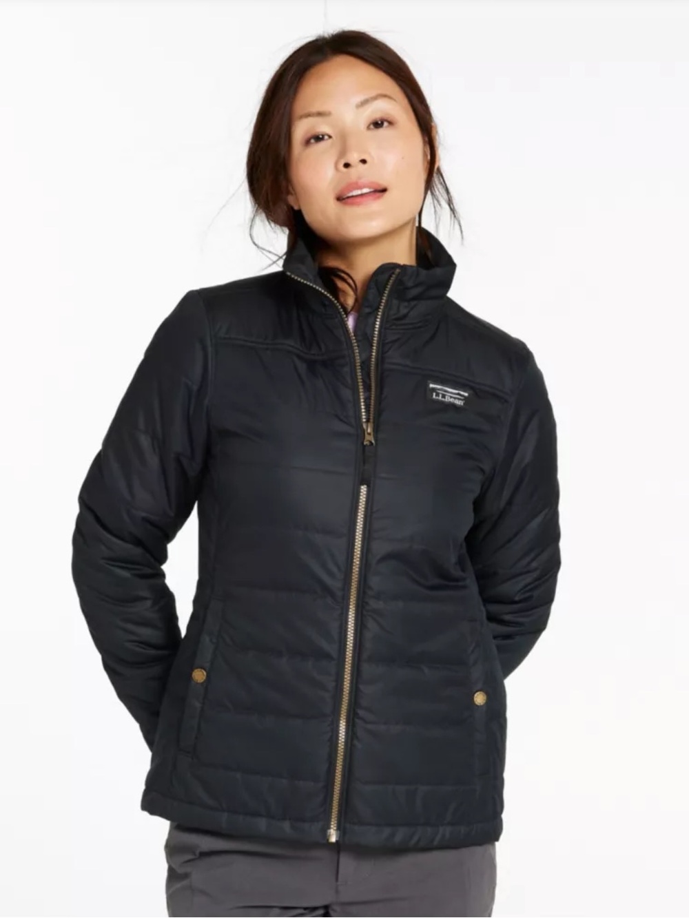 LL Bean Mountain Classic Puffer Jacket LG